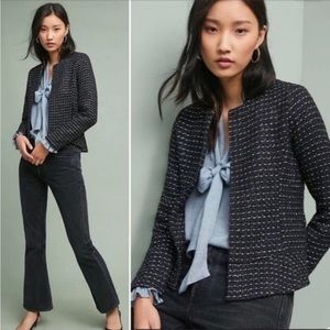 Dolan tweed peplum blazer